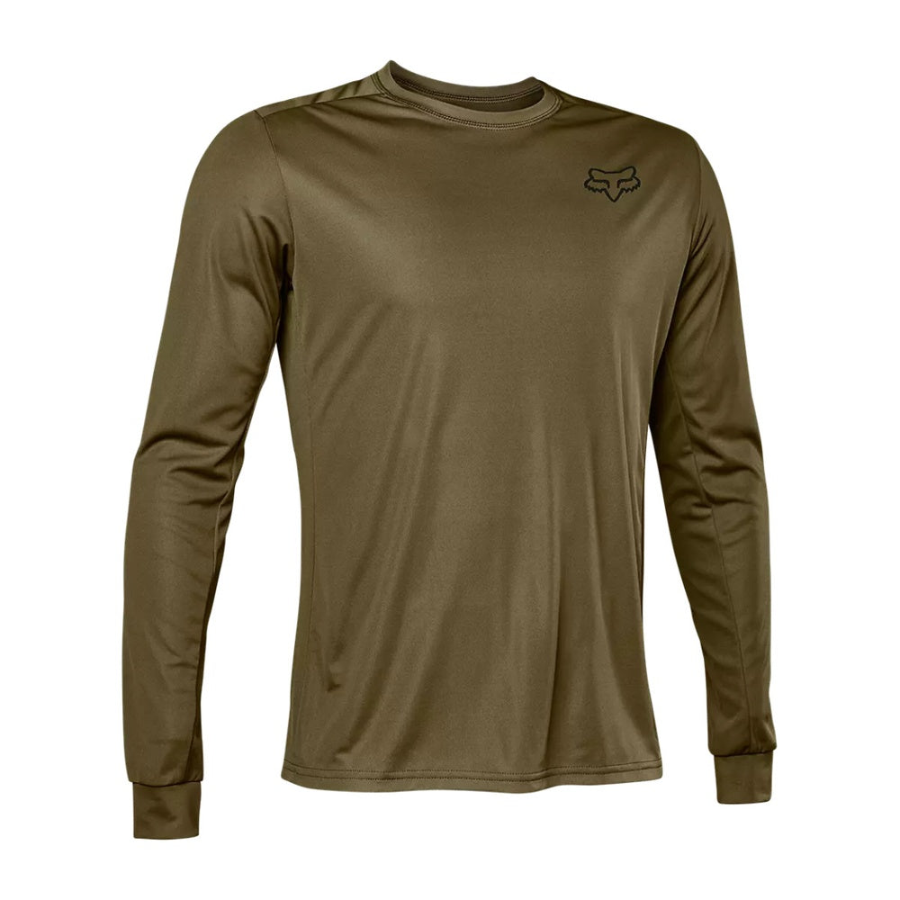 Fox Racing Ranger Font Long Sleeve Jersey - Olive Green