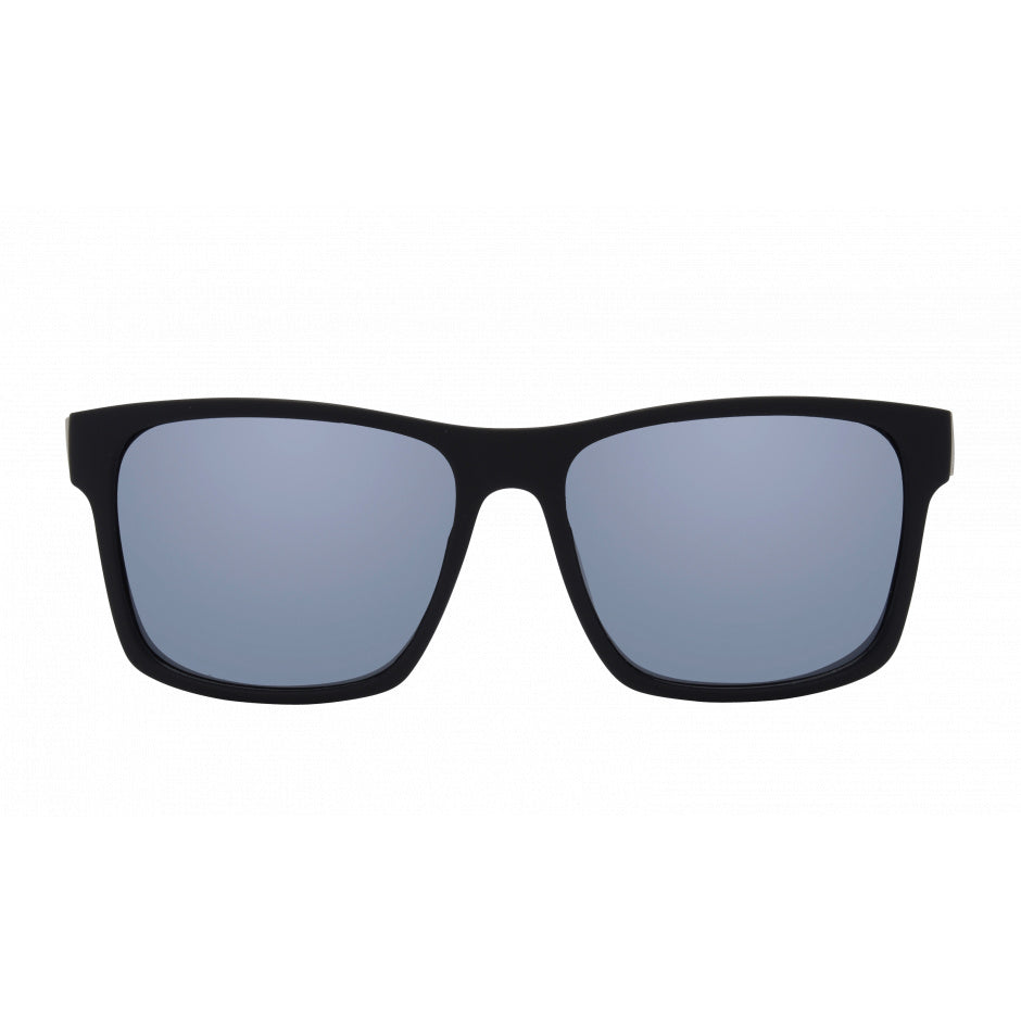 Ryders Eyewear Ryder sunglasses with matte black frame and silver mirrored lenses