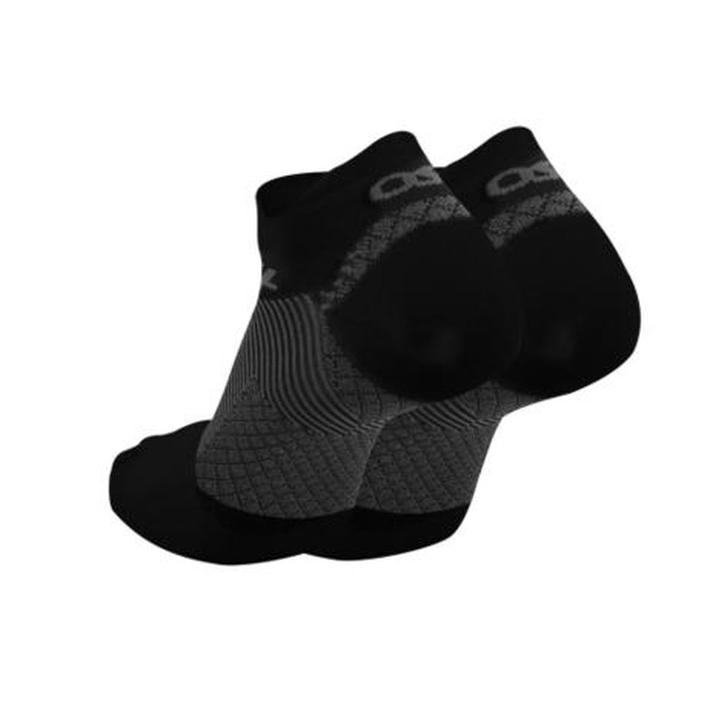 OS1st No Show Plantar Fasciitis Socks - Black