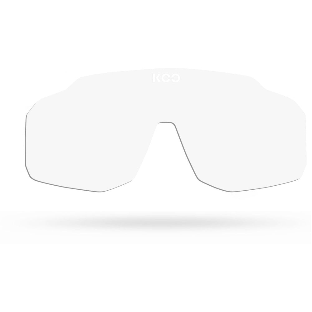 KOO Supernova replacement lens in clear transparent colorway on white background