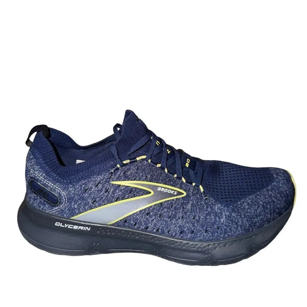 Brooks Glycerin StealthFit GTS 20 Men's Blue/Ebony/Lime 10