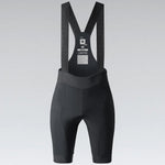 Gobik Limited 6.0 Women's Black Bib Short front view on neutral background