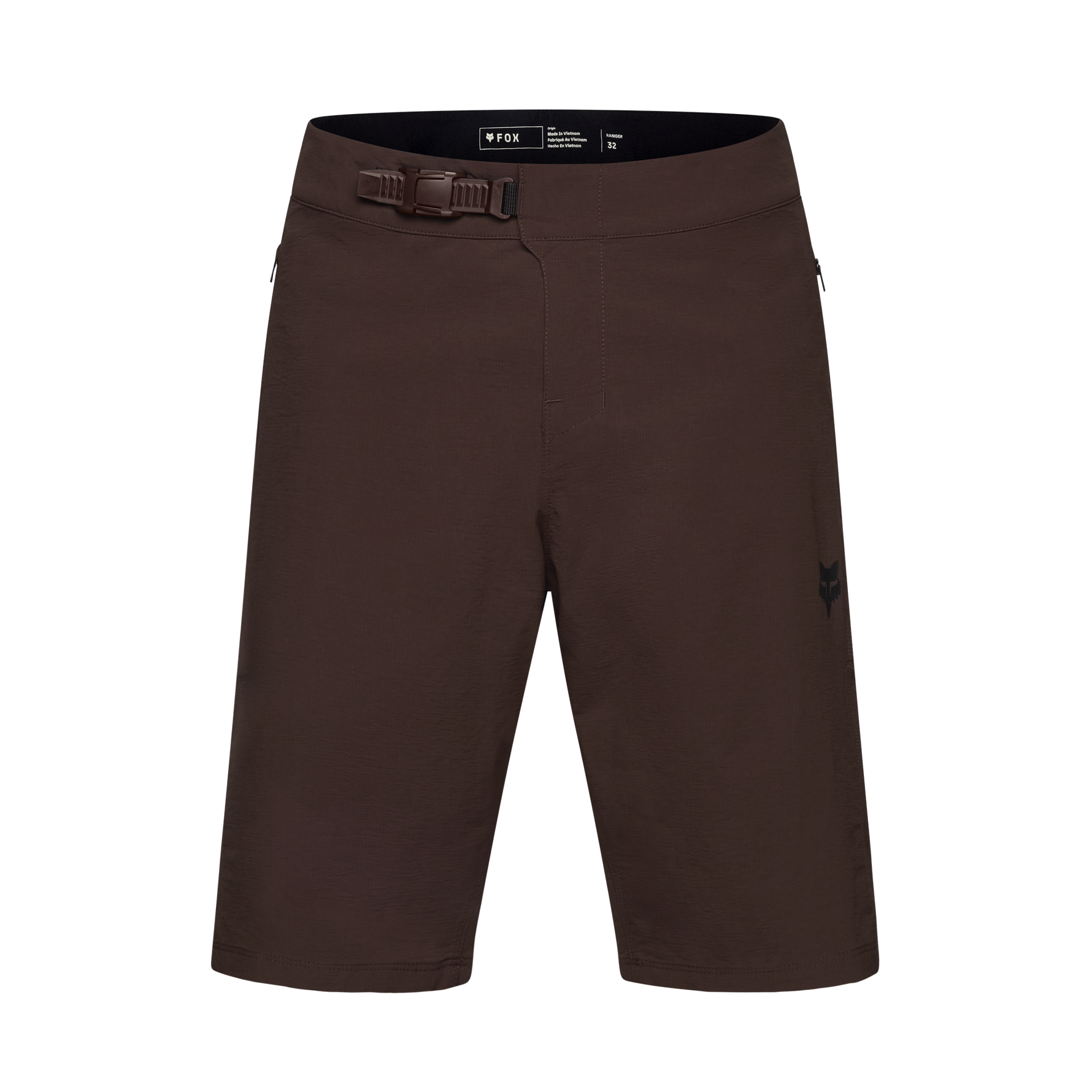 Fox Racing Men's Ranger Short in Dirt 2 brown color with belt closure