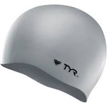 TYR Wrinkle Free Silicone Adult Cap - Silver