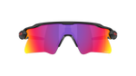 Oakley Radar EV Heater sunglasses with matte black frame and Prizm Road lenses