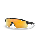 Oakley Radar EV Path sunglasses with polished black frame and gold Prizm 24K polarized lens