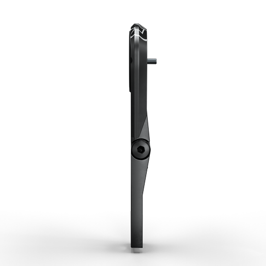 PRO Vibe Evo computer mount alternate side profile view showing hinge mechanism detail