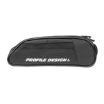 Profile Design Explorer Top Pack black bicycle frame bag with mesh pocket and zipper