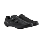 Black Shimano SH-RC703 cycling shoes with dual BOA dials and perforated upper