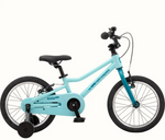 Retrospec Koda Plus 16-inch kids bike in robin's egg blue with training wheels