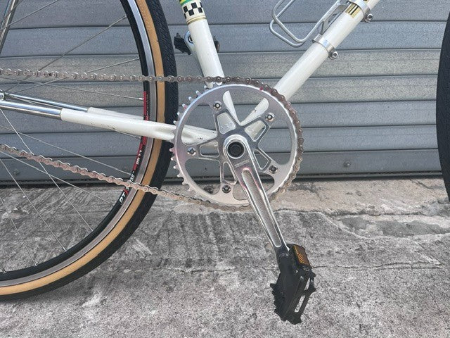 WTB saddle and seatpost on restored 1970s Peugeot UO-8 single speed bike