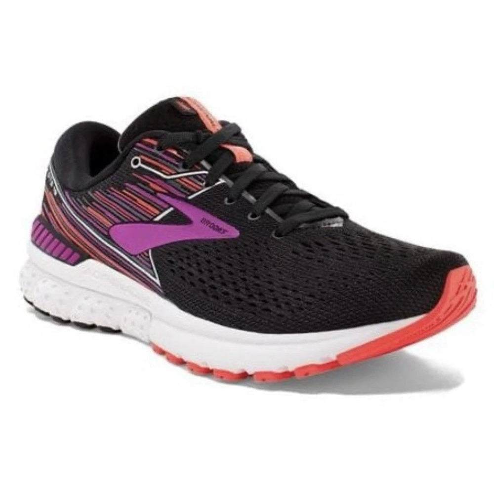 Brooks Adrenaline GTS 19 Women's Black Purple Coral  8.5