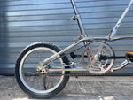 Sturmey-Archer 3-speed hub and rear wheel on vintage Dahon folding bike