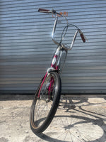 Schwinn head badge and original paint on 1971 Stardust vintage bike