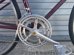 SUTEKI vintage road bike crankset and chainring close-up