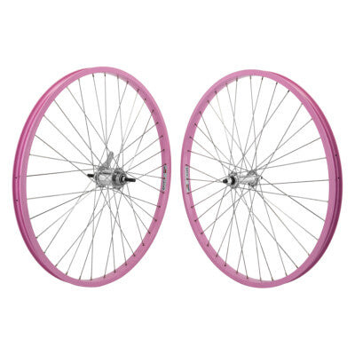 Wheelset 26 RB B/O 3/8 FW Pink