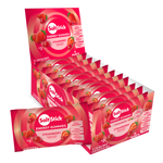 SaltStick Strawberry Energy Gummies box of 10 packets with individual packets displayed