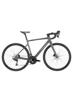 Scott Addict 50 road bike in carbon grey with drop handlebars and disc brakes