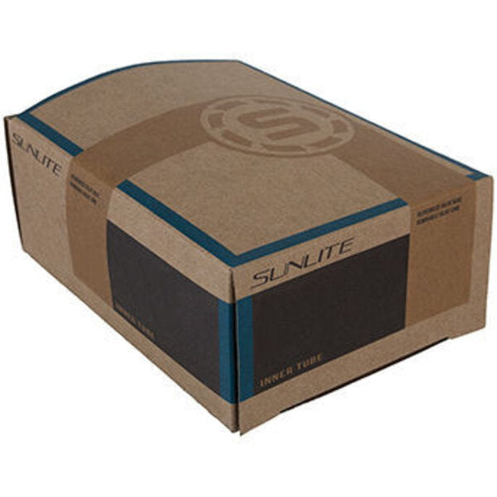 Sunlite Inner Tube product box in brown kraft packaging with teal stripe accents