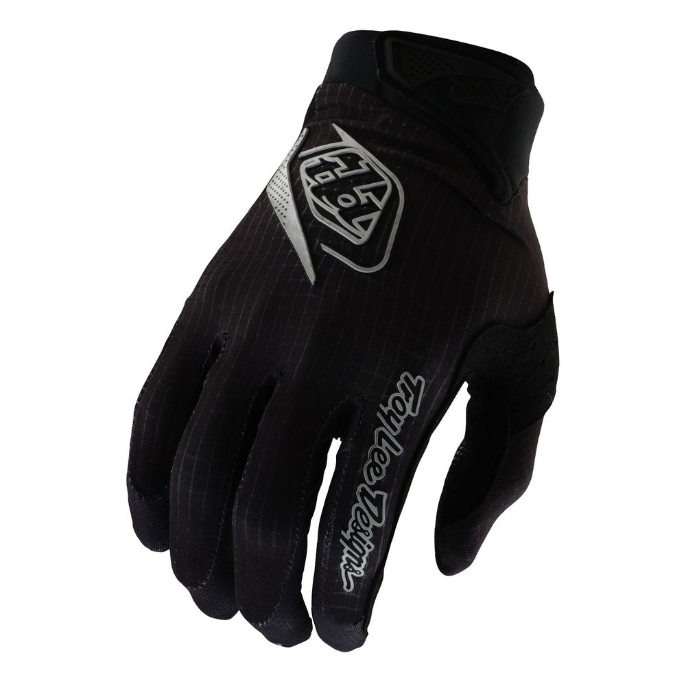 Troy Lee Designs TLD Air Glove in solid black with gray logo branding