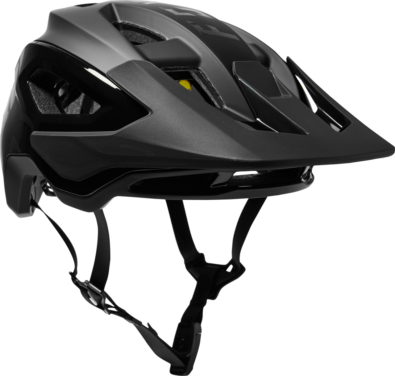 Fox Racing Speedframe Pro mountain bike helmet in black with MIPS technology