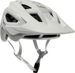 Fox Racing Speedframe Pro mountain bike helmet in matte white with visor and MIPS