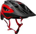 Fox Speedframe Pro mountain bike helmet in black and red with ventilation ports