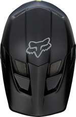 Fox Racing Rampage Comp mountain bike helmet in matte black with Fox logo