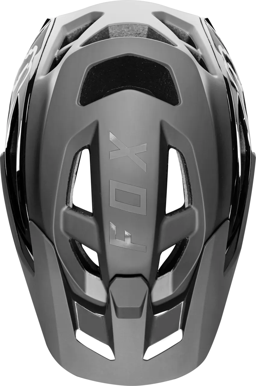 Fox Racing Speedframe Pro mountain bike helmet in dark gray with ventilation