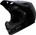 Fox Racing Rampage Comp mountain bike helmet in matte black with ventilation
