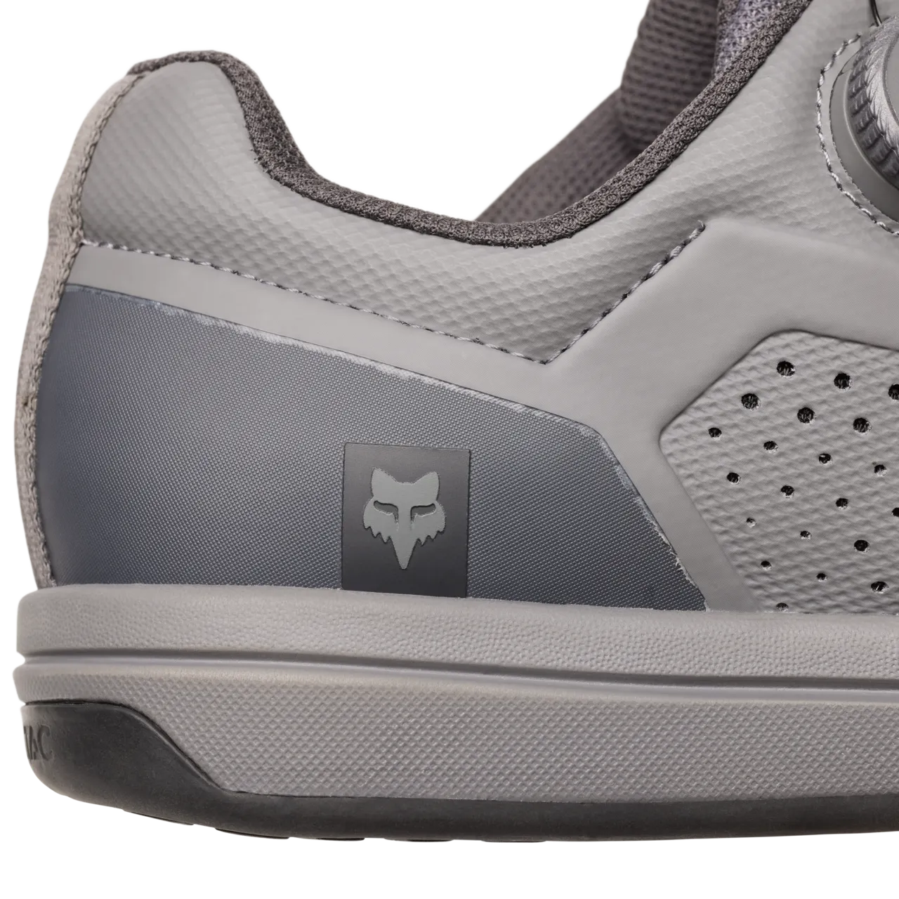 Fox Racing Union Boa MTB shoe in mocha colorway showing side profile