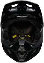 Fox Racing Rampage Comp full-face mountain bike helmet in matte black, interior view