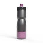 CamelBak Podium Chill 24oz water bottle in mercury gray with pink grip and cap