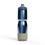 CamelBak Podium Steel insulated bike water bottle in Pacific blue colorway