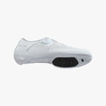 Shimano SH-RC302 white road cycling shoe with BOA dial closure and cleat mount