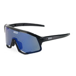 KOO Demos Sunglasses - Black/Blue Mirror Lense