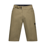 Fox Racing Men's Ranger Lined Shorts in olive green with adjustable belt and front zipper